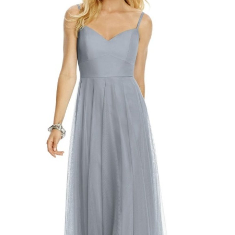 After Six Sweetheart Spaghetti Strap Tulle Dress